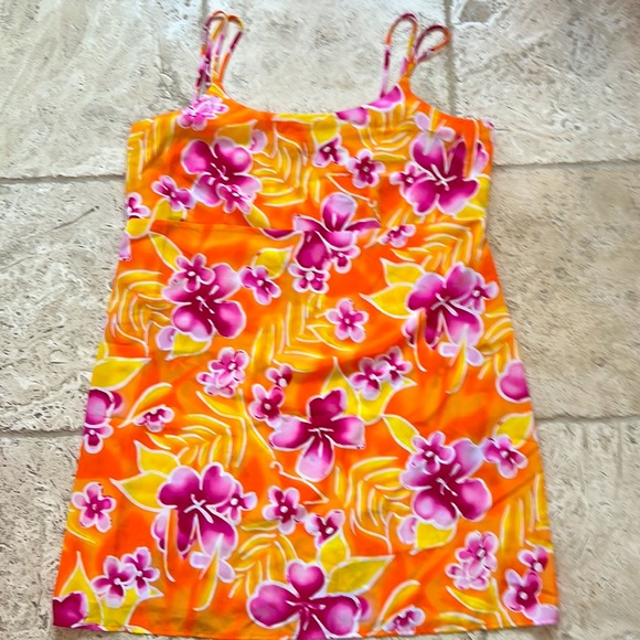 Tropical pattern vacation dress! Gorgeous! - Picture 5 of 7